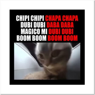 Chipi Chapa Cat Meme Posters and Art